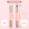 2 Pcs Silicone Lip Brush, Double-Ended Applicator with Cap Lip Balm Applicator Reusable for Lipstick, Gloss, Clay Masks & Exfoliator