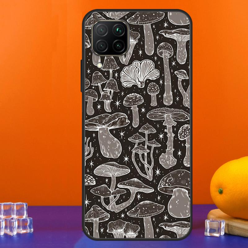 Cottagecore Frog Mushroom Moon For Huawei Nova 12s 12i 11i 8i 9 10 SE Y91 Y90 Y60 Y70 Y72 Y61 P20 P40 Lite P30 P60 Pro Case