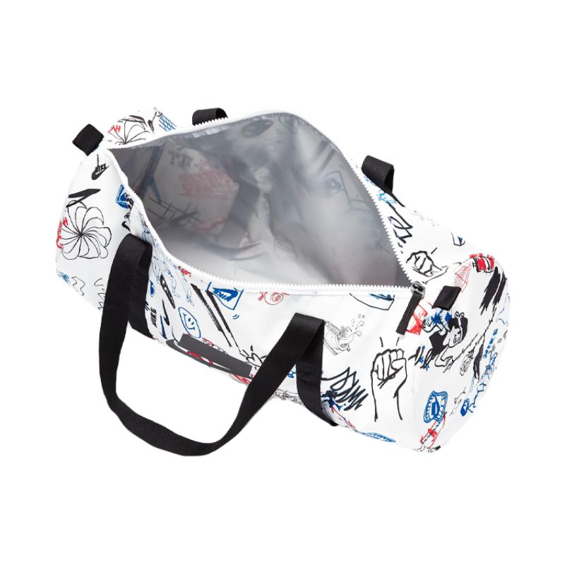 Nike Heritage Polyester Luggage Bag Travel Bag Unisex White Casual CQ6302-100