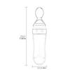 1 Pcs Baby Rice Paste Bottle Baby Silicone Milk Bottle Feeding Spoon For Baby Silicone Squeeze Spoon Rice Paste Bottle