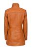 Lambskin Genuine Stylish Casual Fit Soft Women Trench Coat Stylish Tan Handmade Leather Lambskin Genuine Designer Soft