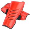 1 Pair Child Foot  Sports Shinguards Kids Soccer   Shin Guards Legs Protector Red