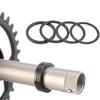 4Pcs 24mm 32mm Bike Intergrated Hollow Crankset Washer Bike Crank Cover Chain Wheel Spacers Cycling Repair Tool