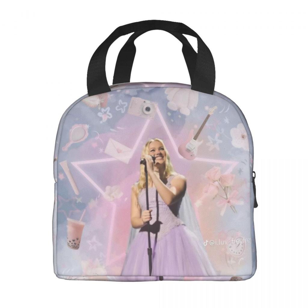 Freya Skye Singer Tour 2026 Thermal Insulated Lunch Bag for Travel Portable Food Container Bags Cooler Thermal Lunch Boxes