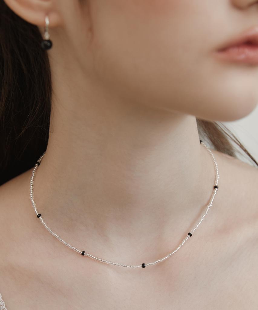 Tatiana (Silver 925) Othello Bead Necklace Nz2451