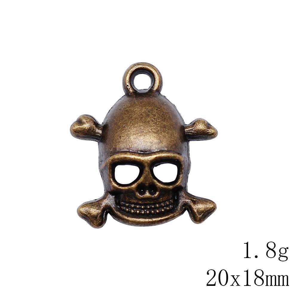 Father's Day Jewelry Creation Charms Skeleton Charms Pendant Art Supplies Man Pendant
