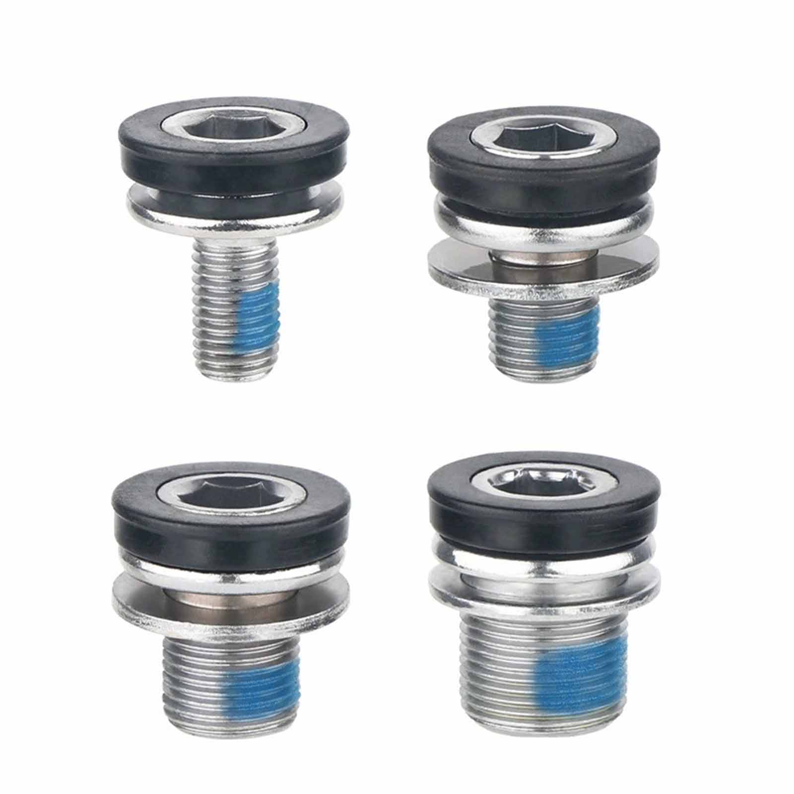 

Hexagon & Square Hole Central Shaft Screw – M12 Crank Fixing Bolt, Bike Replacement Part S чёрный