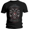 Five Finger Death Punch 'Biker Badge' Black T Shirt - NEW