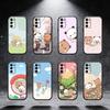 Cute BuBu D-DuDu  Phone Case For Samsung S25,S24,S21,S22,S23,S30,Ultra,S20,Plus,Fe,Note,5G Black Cover
