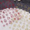 New Year Fortune Horse Nail Art Stickers - Festive DIY Hot Stamping Adhesive Ornaments