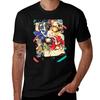 Anime Lycoris Recoil 2022 T-Shirt Simple Solid Color Crew Neck Tee