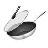 Wok Mi Ling in Acciaio Inossidabile a Nido d'Ape da 32 cm