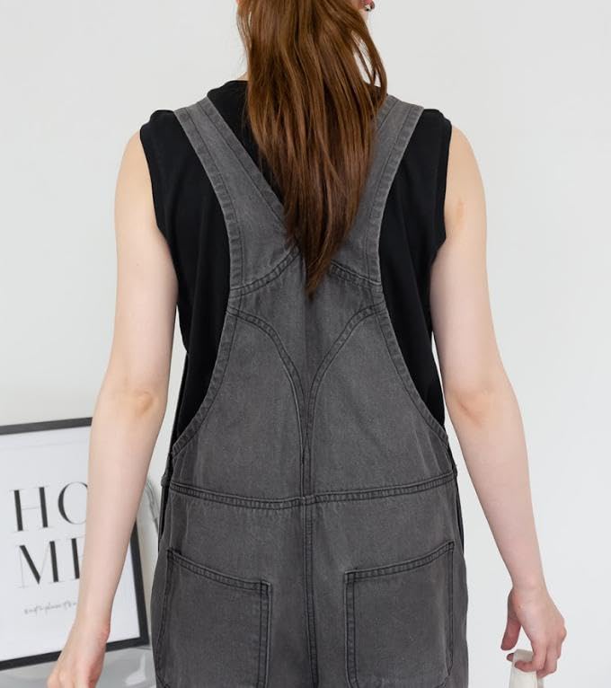 Longer Loose Office Short Retro Black [Emptio] Shirt, V-neck, Collarless, Elegant, Formal, Silky, Women's, Oversized, Body-covering, Commuting,