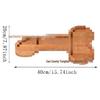 Acacia Wood Cutting Board - Kitchen & Restaurant Wooden Tray for Pizza, Steak, Fruit, and Bread
