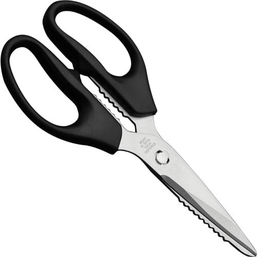 Sumikama Diamond Cross Stainless Steel Kitchen Scissors, Rust-Resistant, Disassembles for Cleaning, Made In Japan, Seki City, Gifu Prefecture, DC-900