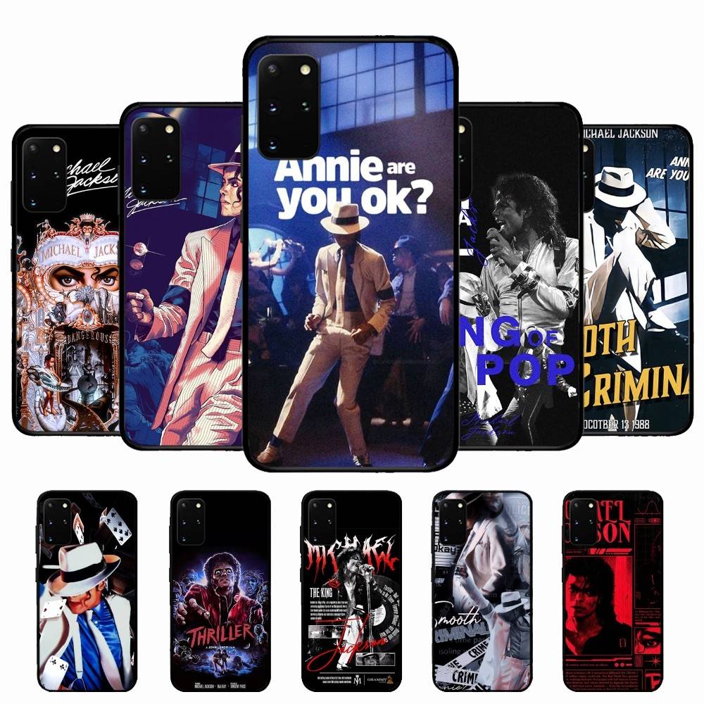 Pop Singer Michael Jackson Phone Case For Samsung S 24 Fe 25 Ultra Plus 20 Lite 21 30 22 23 24 22 Ultra 5G Fundas