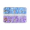 6 Grids Resin Manicure Ornament Stylish Premium Nail Five Petal Flower