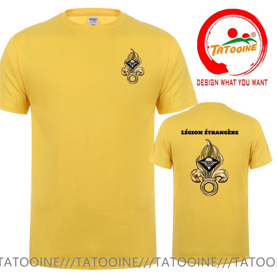 T-shirt Simbolo Legione Straniera Francese Per Uomo Francia Lgion Trangre Logo Tshirt Nuova Moda Estiva Maglietta Casual Camiseta