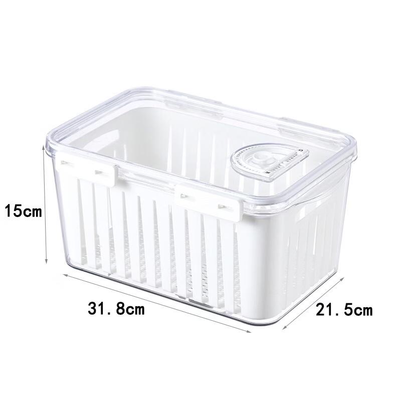 ZISIZ Food Grade Fridge Storage Container Set