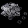 100 Pack Clear Rubber Feet Bumpers Pads Transparent Buffer Tips Cabinet Door Noise Dampening