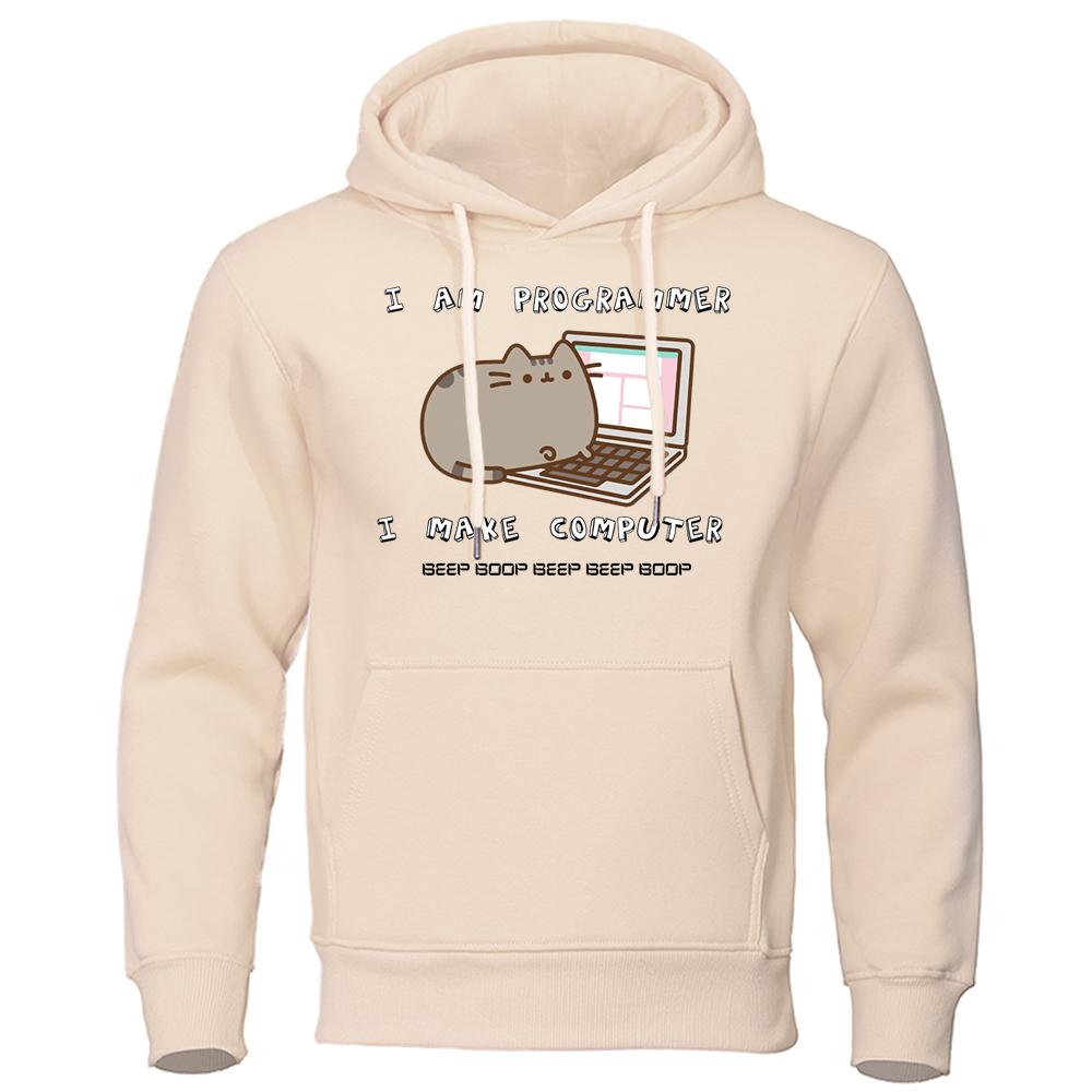 Sunt Programator Creez Calculator Hanorac Designer Fleece Streetwear Hip Hop Modă Trening Harajuku Creativitate Hanorace