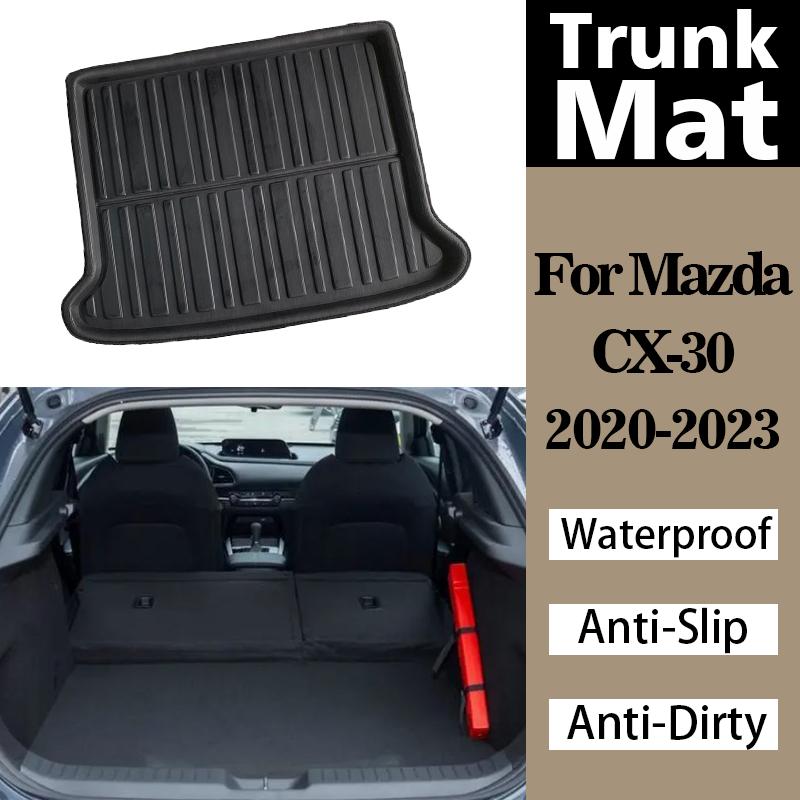 Car Trunk Mats For Mazda CX-30 Cargo Mat Floor Tray Cargo Liner Boot Tray Waterproof anti-slip Carpet Carpets Pad