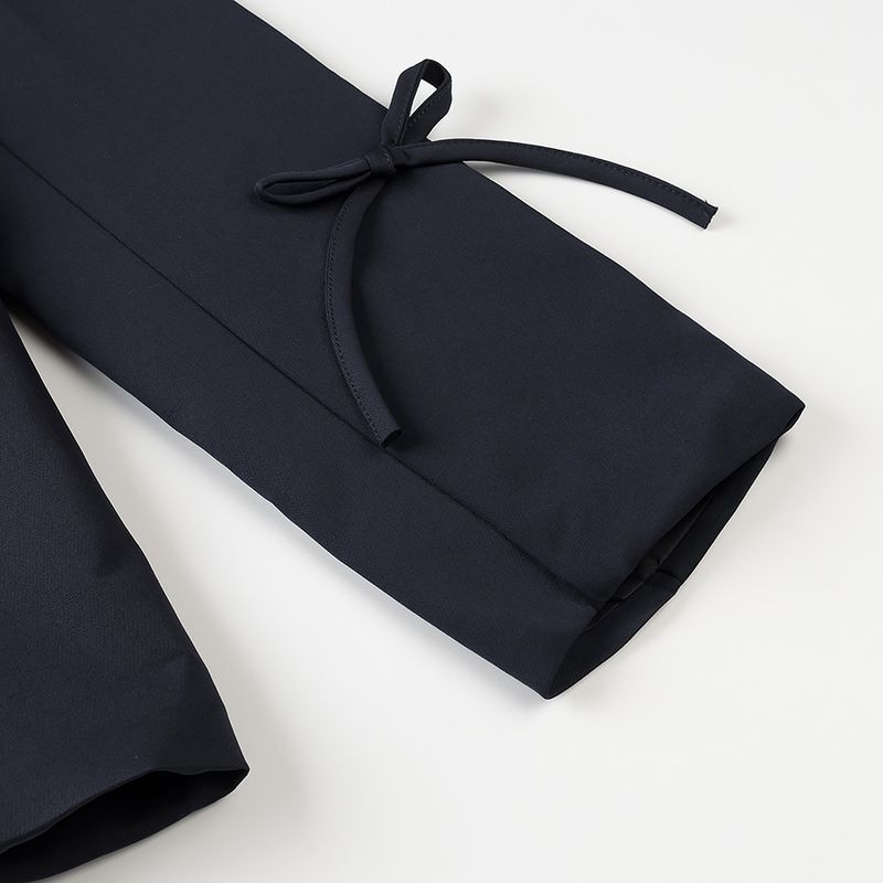 Kaslead New Women Clothes Western Style Fashion Simple and Versatile Bow Decoration Blazers