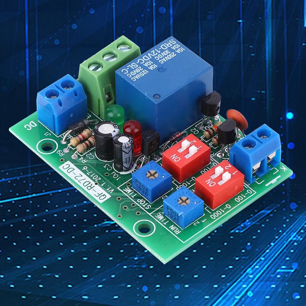 RD72DC12V Infinite Cycle ON OFF Relay Module Trigger Delay Switch Infinite Loop Relay