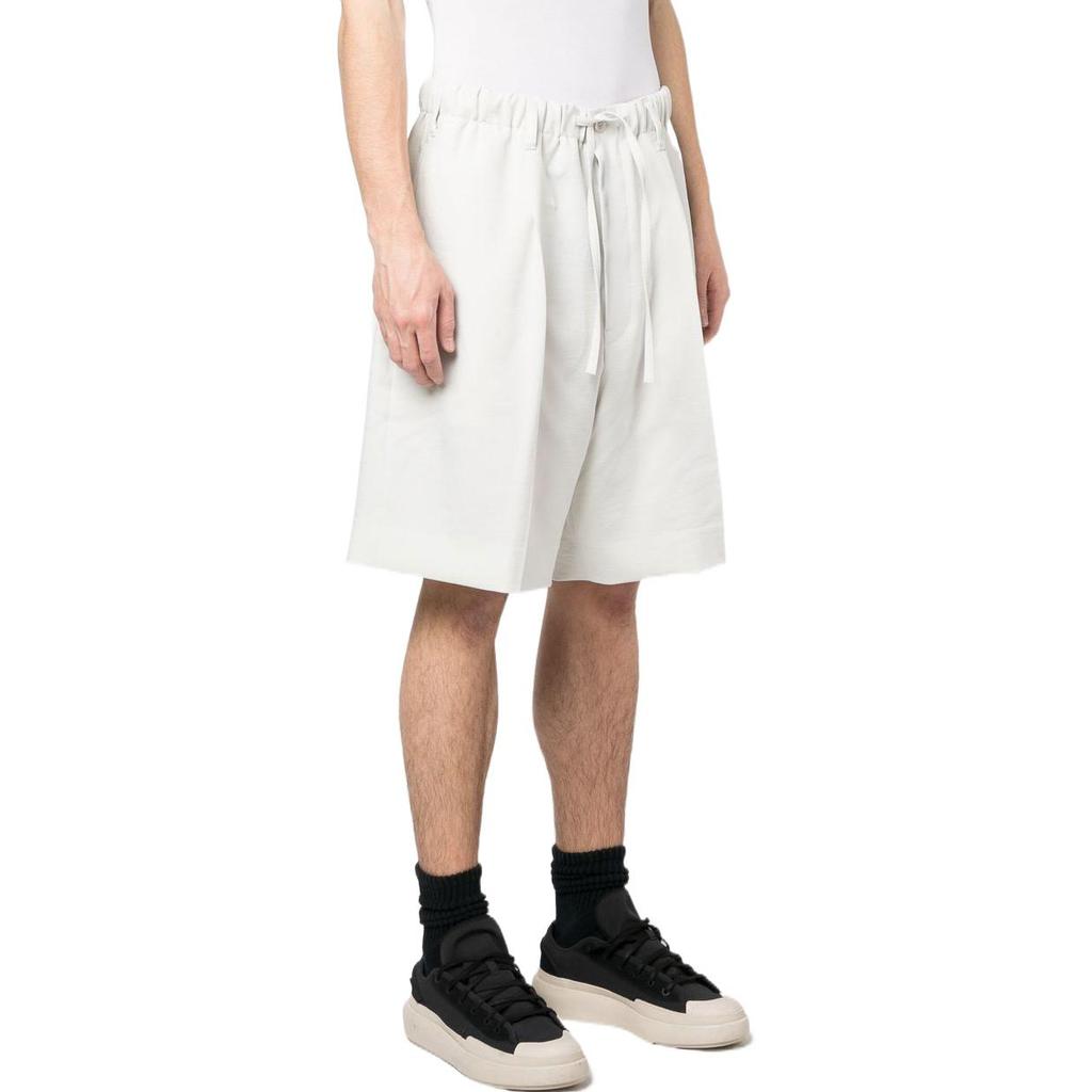 Y-3 Casual Shorts Unisex Light Gray Moderate IA1665