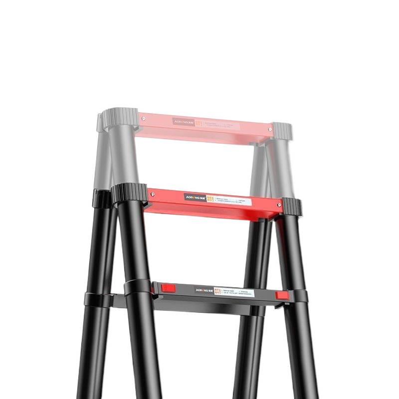 Multifunktionale Teleskop-A-Rahmenleiter: Rutschfest, Verdicktes faltbares Design, Keine Installation erforderlich