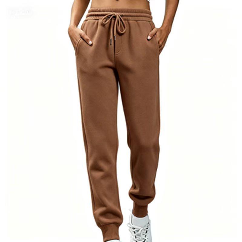Women's Mid Rise Drawstring Joggers Slim Fit Sweatpants Casual Sports Pants