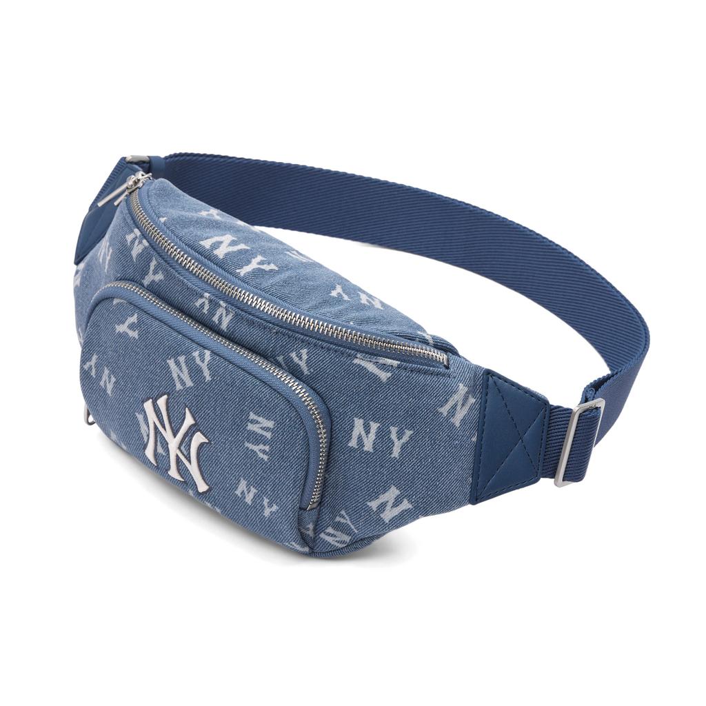 New MLB 24FW Waist Bag Unisex Blue 3AHSM034N-50INS