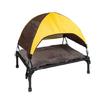 Elevated-Dog Bed with Canopy-Outdoor Dog Bed Cooling Raised Dog Cot Pet Tent