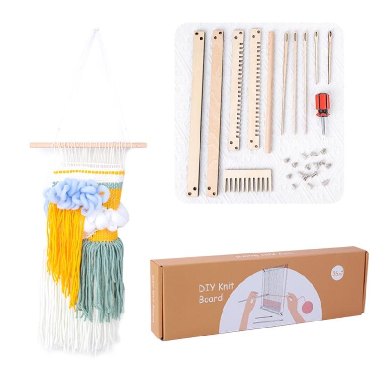 Tapestry Weaving Loom kit Crafts Weaving Loom Set Practical Hand Knitting Tools