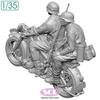 Sol Model WWII German KS750 Military Motorcycle with Two Crew 3D Printer Kit MM878 1/35 Members, (Motorcycle)