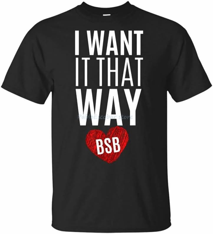 Men s Backstreet Great Boys Tshirt - I Want It That Way T Shirt Stylish Custom Tee Shirt 3XL чёрный