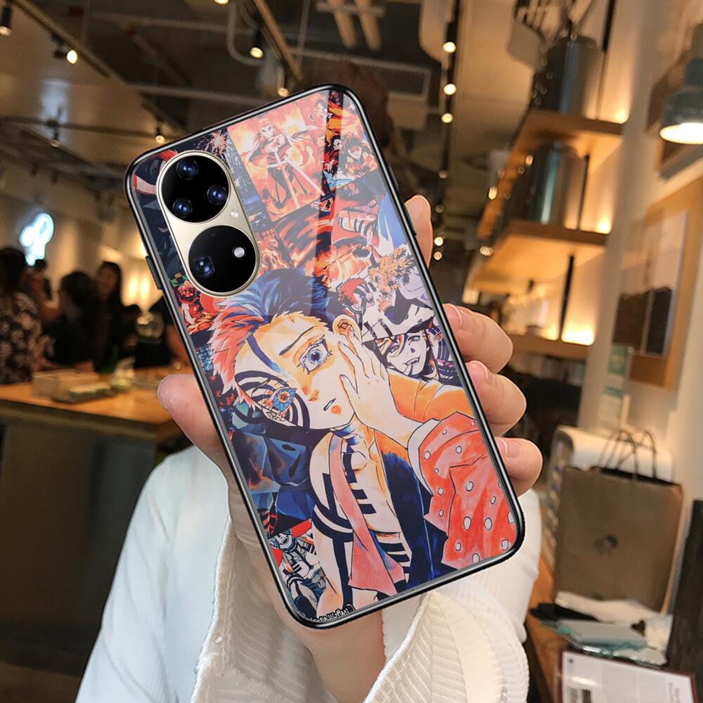 

Чехол для телефона из мягкого закаленного стекла Kamado Nezuko Kimetsu No Yaiba Demon Slayer TPU для Huawei P40 Pro lite 5G P30 P Smart Z 20 Huawei P20 pro