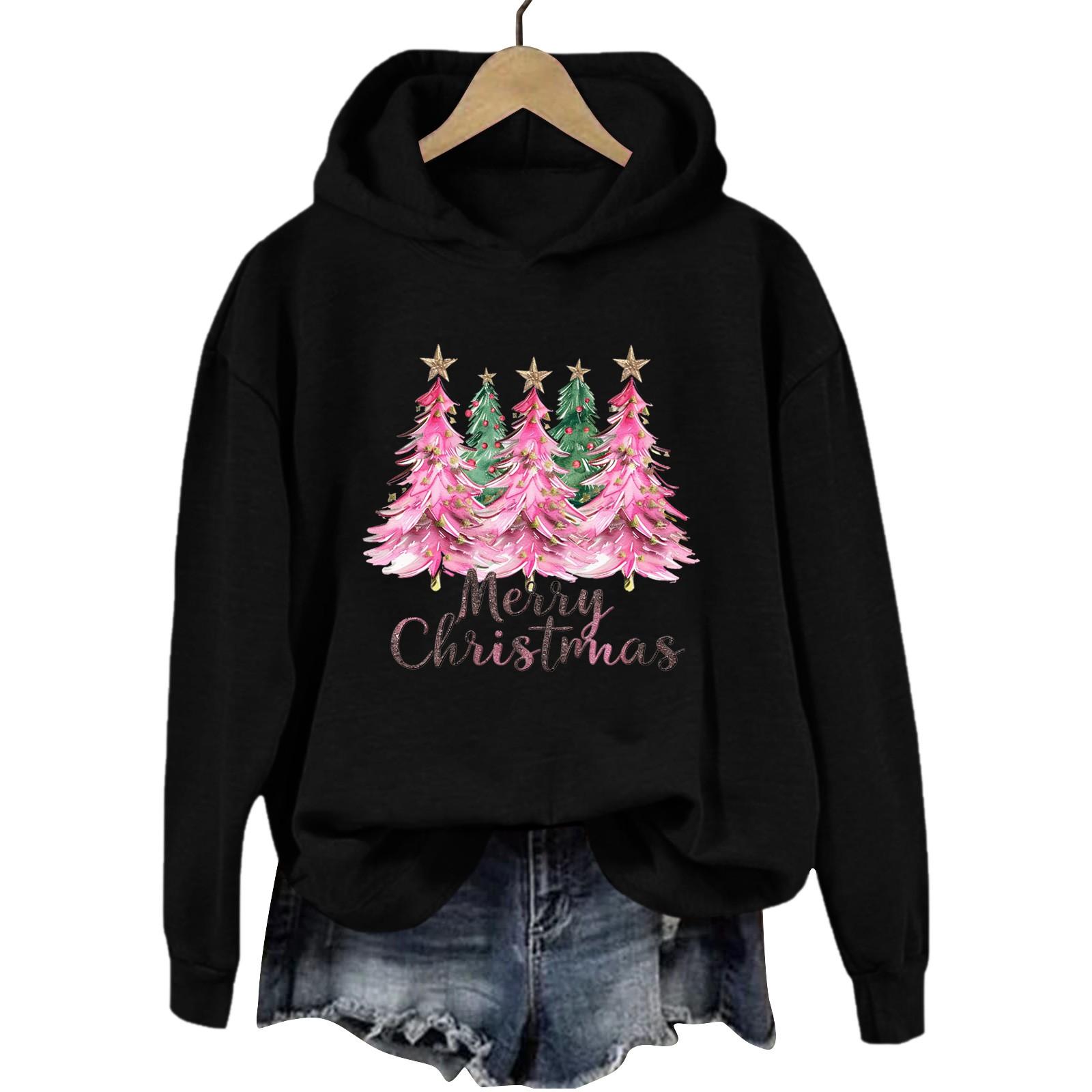 Женская толстовка с принтом «Спорт» с рождественским принтом — фото 4