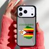 Etui na telefon z flagą Zimbabwe dla iPhone 17 Air 16e 15 14 13 Pro Max Tylna obudowa dla 12 11 Pro Coque