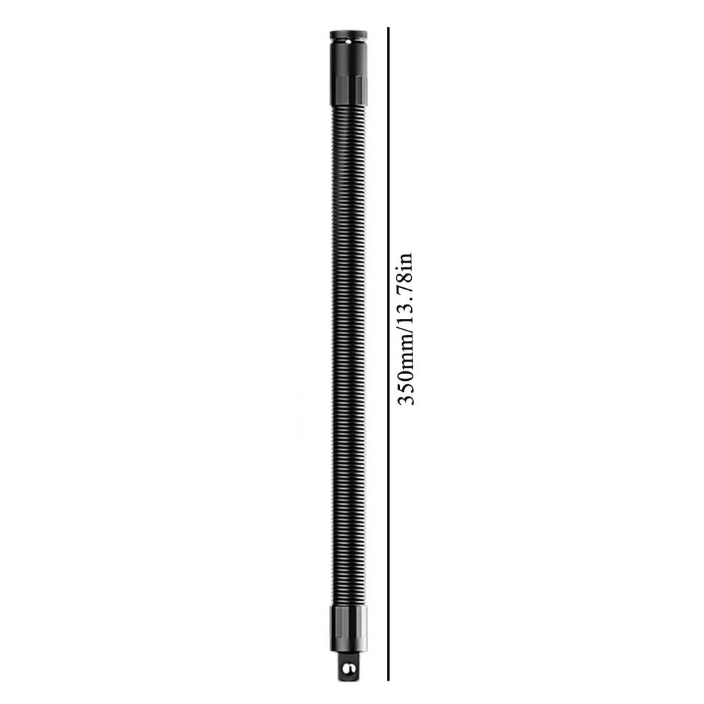 Flexible Socket Extension, Flexible Wrench Extension Drive Socket Driver Handle 2pcs (250MM,350MM)