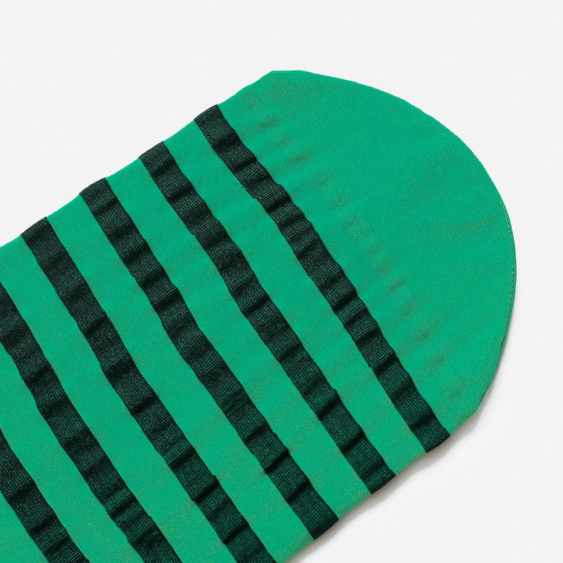 New Design Ladies 110Kg Plus Size Striped Tights Christmas Costume Halloween Stockings Horizontal Pantyhose Red Green Large Size