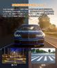 YIK TUNG Car Dash Camera, 3 Cameras, 360 Degrees, 1080p, Night Vision Function, High