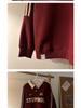 Men's American Retro College Style Polo Sweatshirt - Loose Fit, Long-Sleeved, Spring/Autumn 2025, Hong Kong Trend