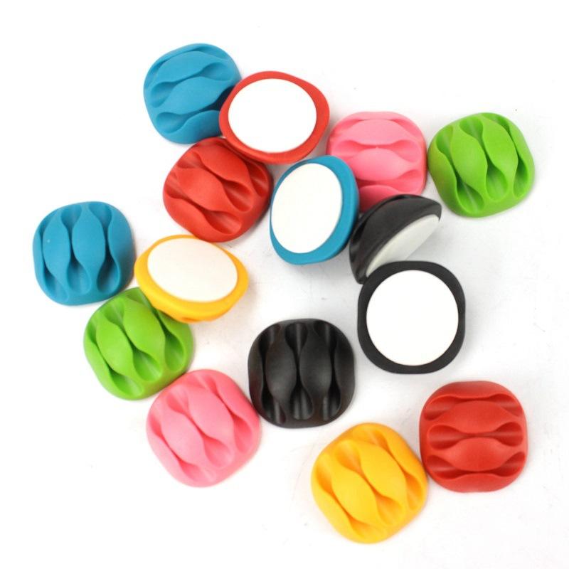 Clip Cable Bobbin Winder Clamp Protector Earphone Ties Organizer Wire Cord Fixer Holder Data Line Tidy Collation ManagementTable