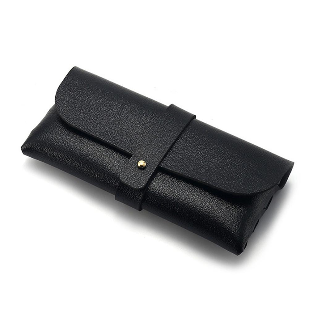1pc Glasses Case Women Leather Soft Glasses Bag Fashion Portable Sunglasses Box Bag Accessories Eyeglasses Case Sunglasses Box