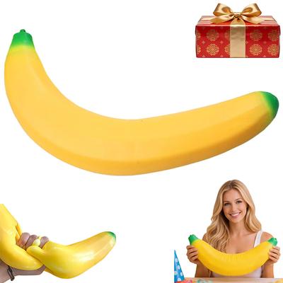 Super Banaan Squishy Knijp Langzame Terugslag Zachte Drukbal Kantoor Huis Decoratie Verlicht Stress Angst Kinderen Volwassene Perfect Cadeau