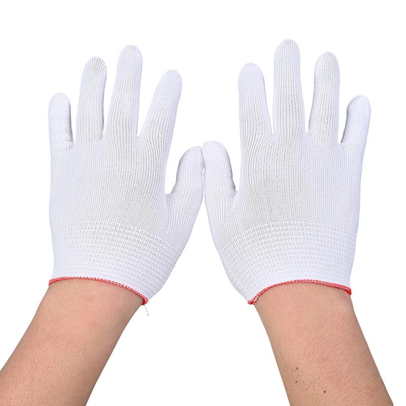 Huibing 10-Gauge Anti-slip Cotton Work Gloves (12 Pairs)