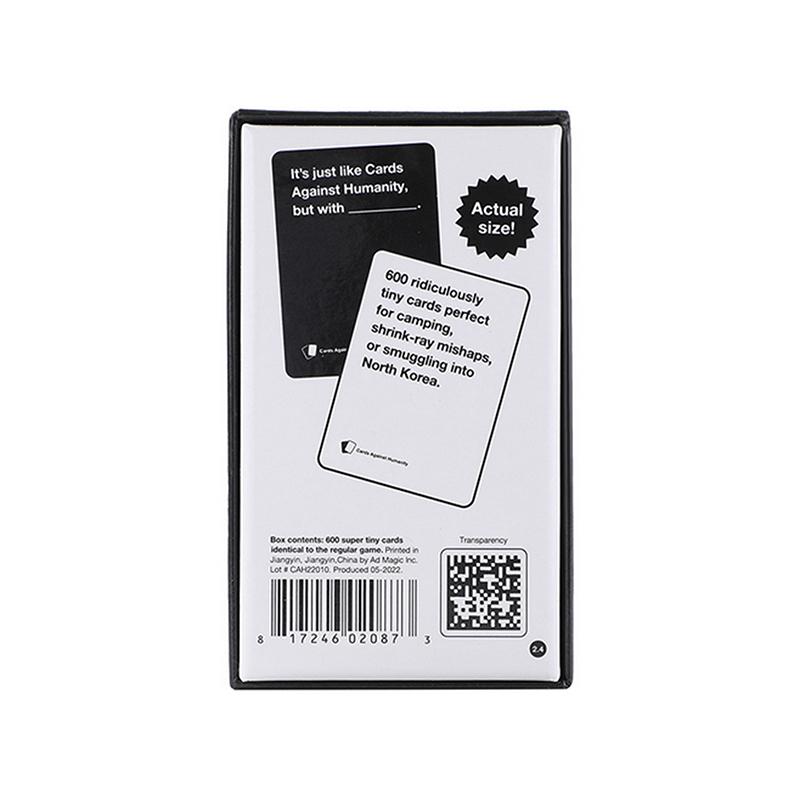 Cards Against Humanity Casual Party Engelske brettspillkort – et morsomt og spennende partyspill for voksne