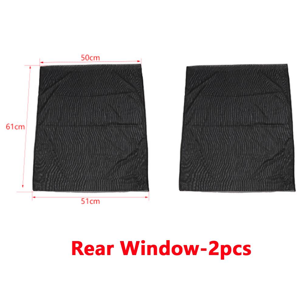 Cubierta de Parasol para Ventana de Coche Red de Mosquitos Visera Cortina de Malla Anti-UV para Jeep Wrangler TJ JK JL JT BJ40 1997-2025 Accesorios para Coche