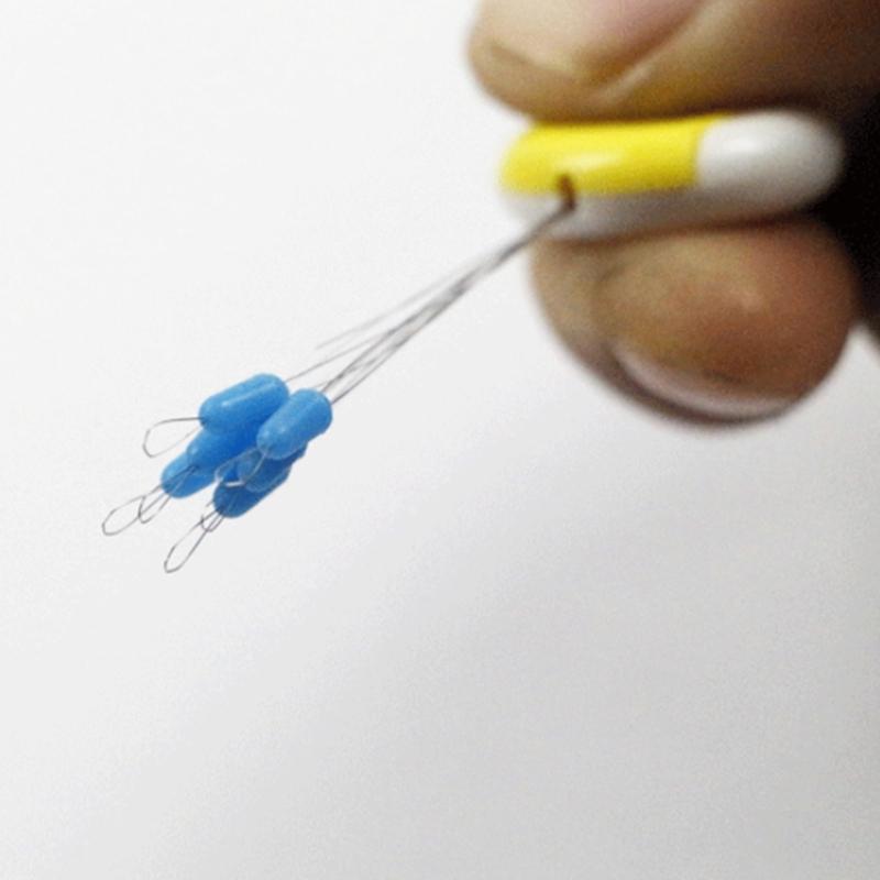 10Pcs Anti Entanglement Silicone Space Beans Fishing Tackle Fishing Line Replacement Space Bean for Knot Protections